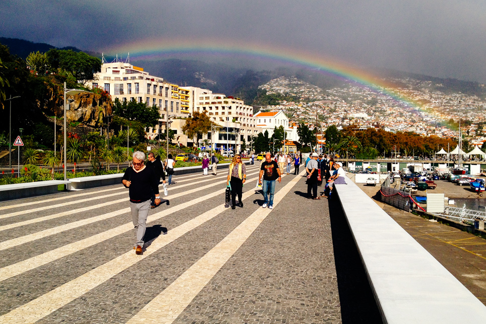 Funchal, rainbow